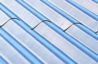 Coedkernew corrugated roofing